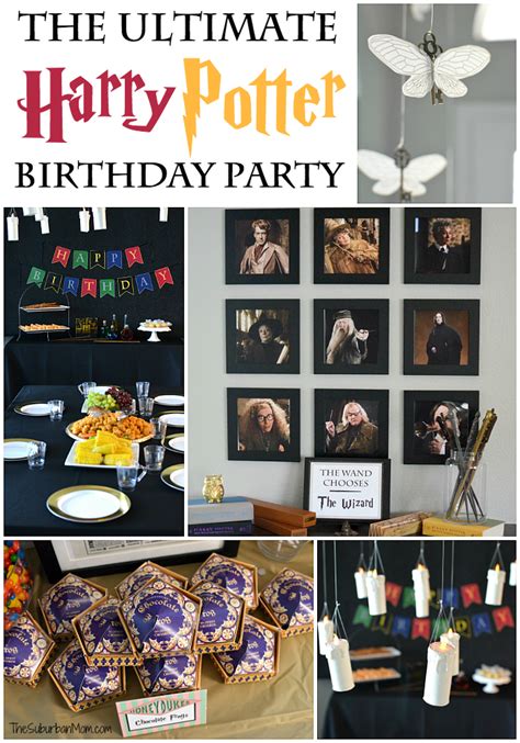 Unforgettable Harry Potter Birthday Party