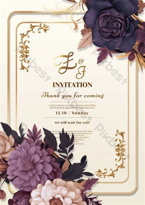 Unique Invitations Template Free Download