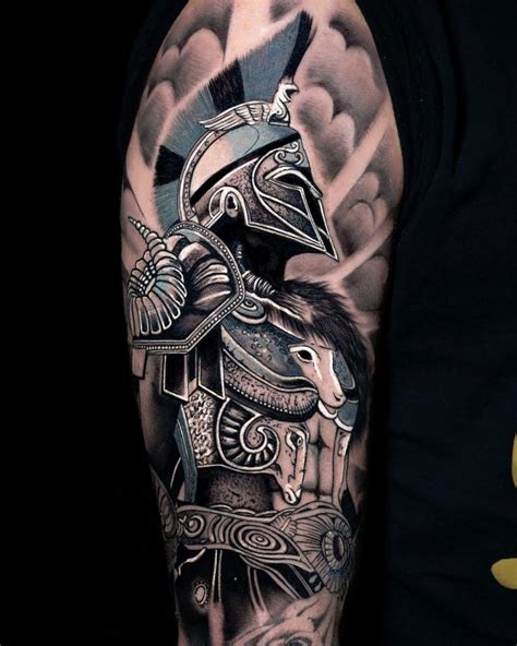 Unique Spartan Tattoo Ideas