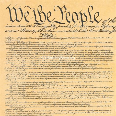 Description of United States Constitution Page