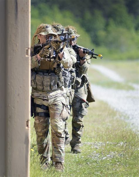 Soldiers training in urban warfare at Fort Irwin