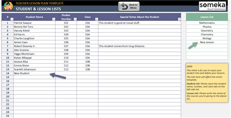 Using An Excel Lesson Plan Template For Teachers And Educators