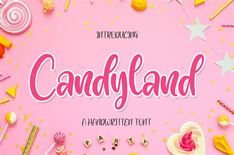 Using Candyland letters fonts for DIY projects