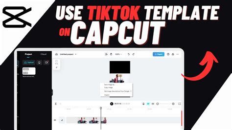 Using Capcut Templates on TikTok