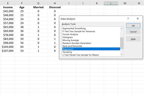 Using Dummy Variables in Excel