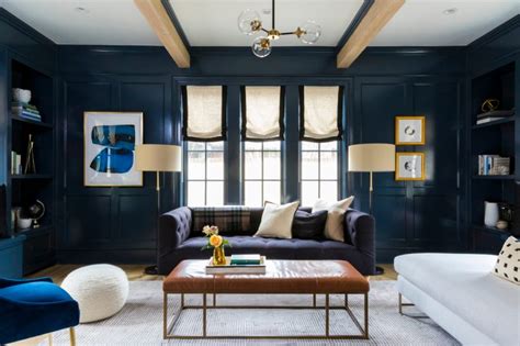 Using Hale Navy in Interior Design