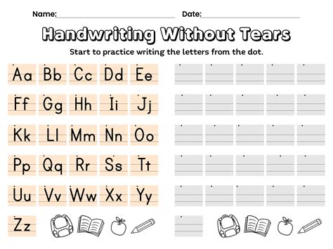 Using Handwriting Without Tears Printables