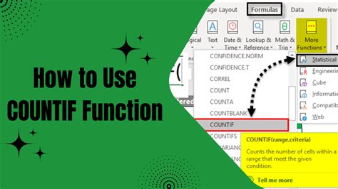 Using Multiple COUNTIF Functions in Google Sheets