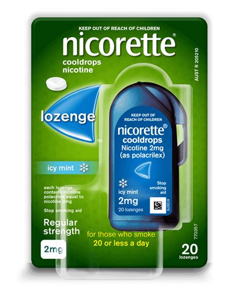 Using Nicorette Lozenges