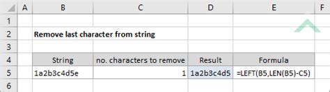 Using VBA Macros to Remove Last 4 Characters