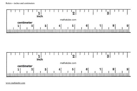 How to Use a Printable CM Ruler Template