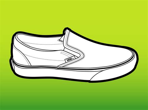 How to use a Vans shoe template