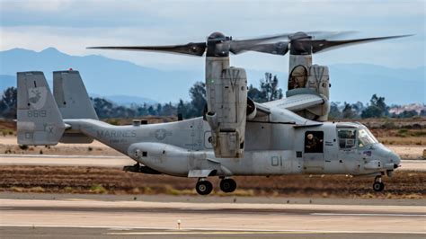 V-22 Osprey Landing on Aircraft Carrier