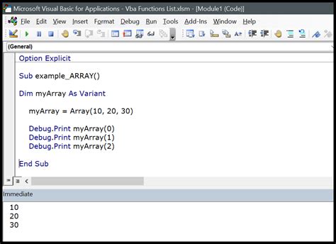 VBA Array Productivity