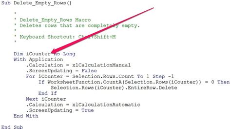 VBA Code Example