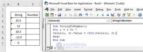 VBA Conversion Methods Text to Number