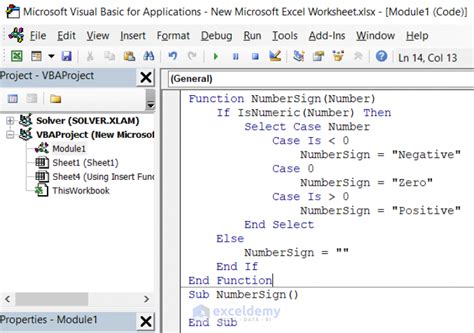 VBA Custom Function