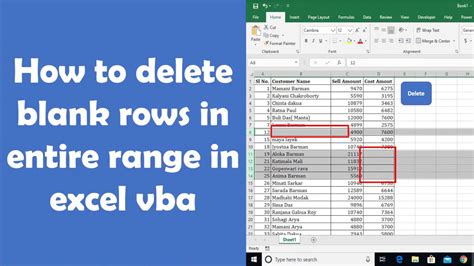 VBA Delete Range