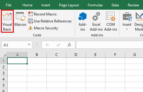 VBA editor showing a custom function