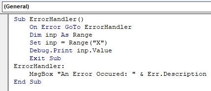 VBA Error Handling Resources