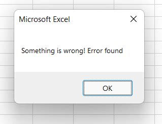 VBA Error Handling Tips