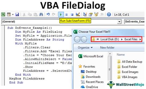 VBA File Dialog Selected File Name Made Easy