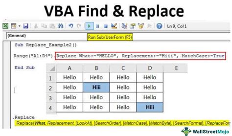 VBA Find and Replace Advanced Techniques