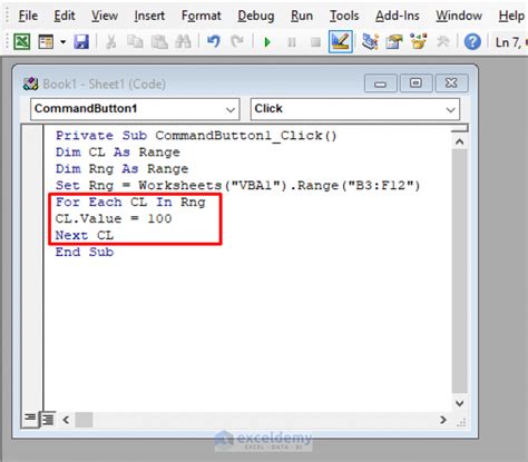 VBA For Each Cell In Range