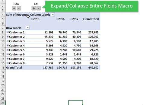 VBA macro for row expansion