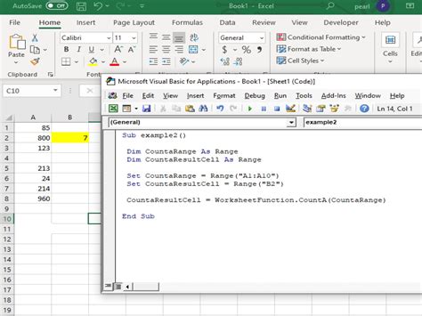 VBA Programming Excel