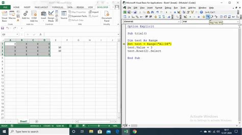 VBA Range Object Properties