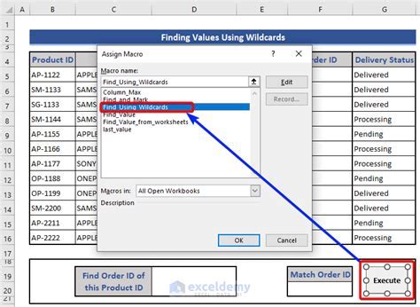 VBA Search Value In Column