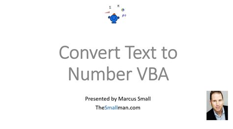 VBA Text to Number Conversion Examples