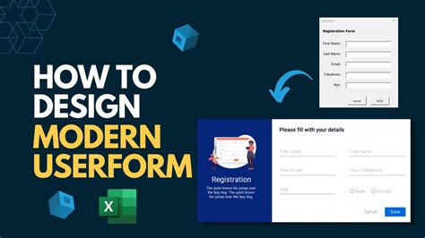 Designing a UserForm in VBA