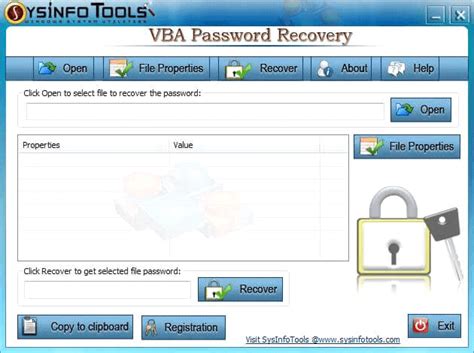 VBA code password recovery