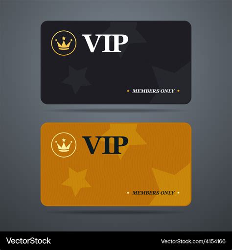 VIP Card Design Templates