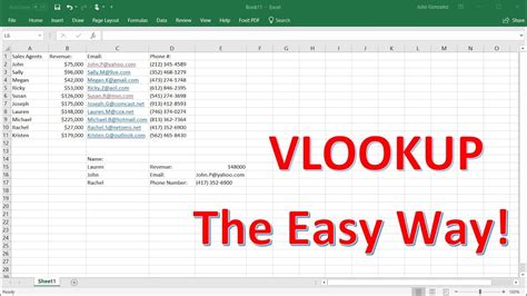 VLOOKUP Basics