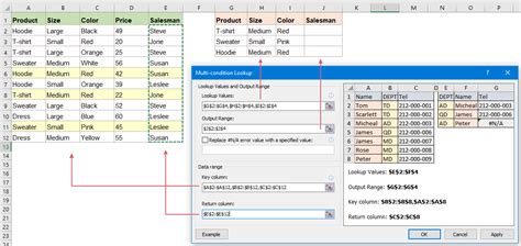 VLOOKUP Dynamic Criteria