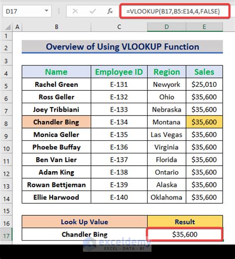 VLOOKUP EXACT Function