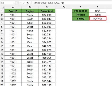 VLOOKUP MAXIFS Excel Formula