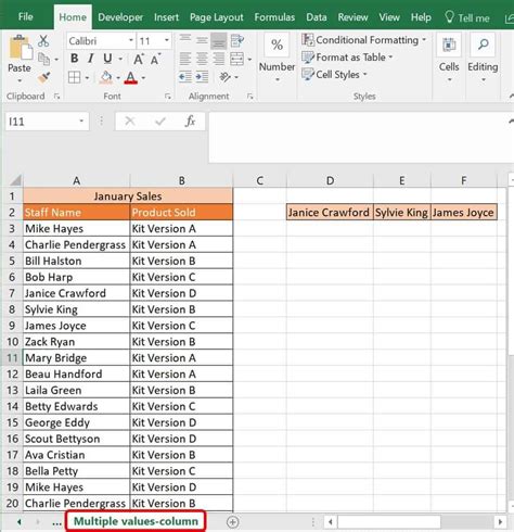 VLOOKUP with Multiple Sheets