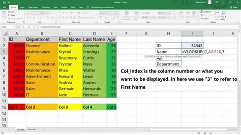 VLOOKUP Tutorial Excel