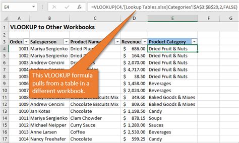 VLOOKUP from another workbook example 10