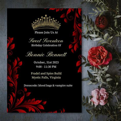 Vampire Invitation Template