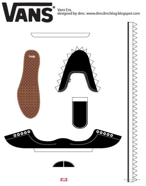 Vans Shoe Template Print