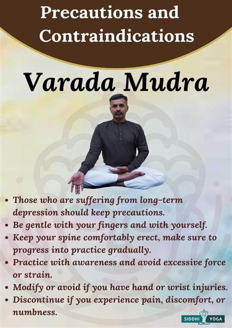 Varada Mudra, the mudra of mercy