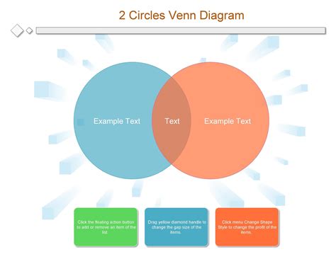 Venn Diagram Template for Teaching