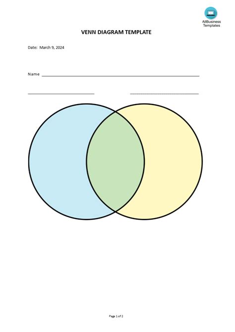 Venn Diagram Templates for Business