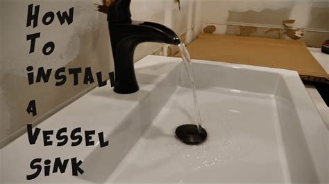 Vessel Sink Installation Method 1