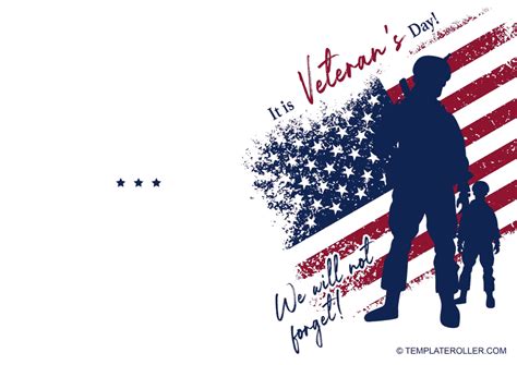 Veterans Day Card Templates for Community Leaders